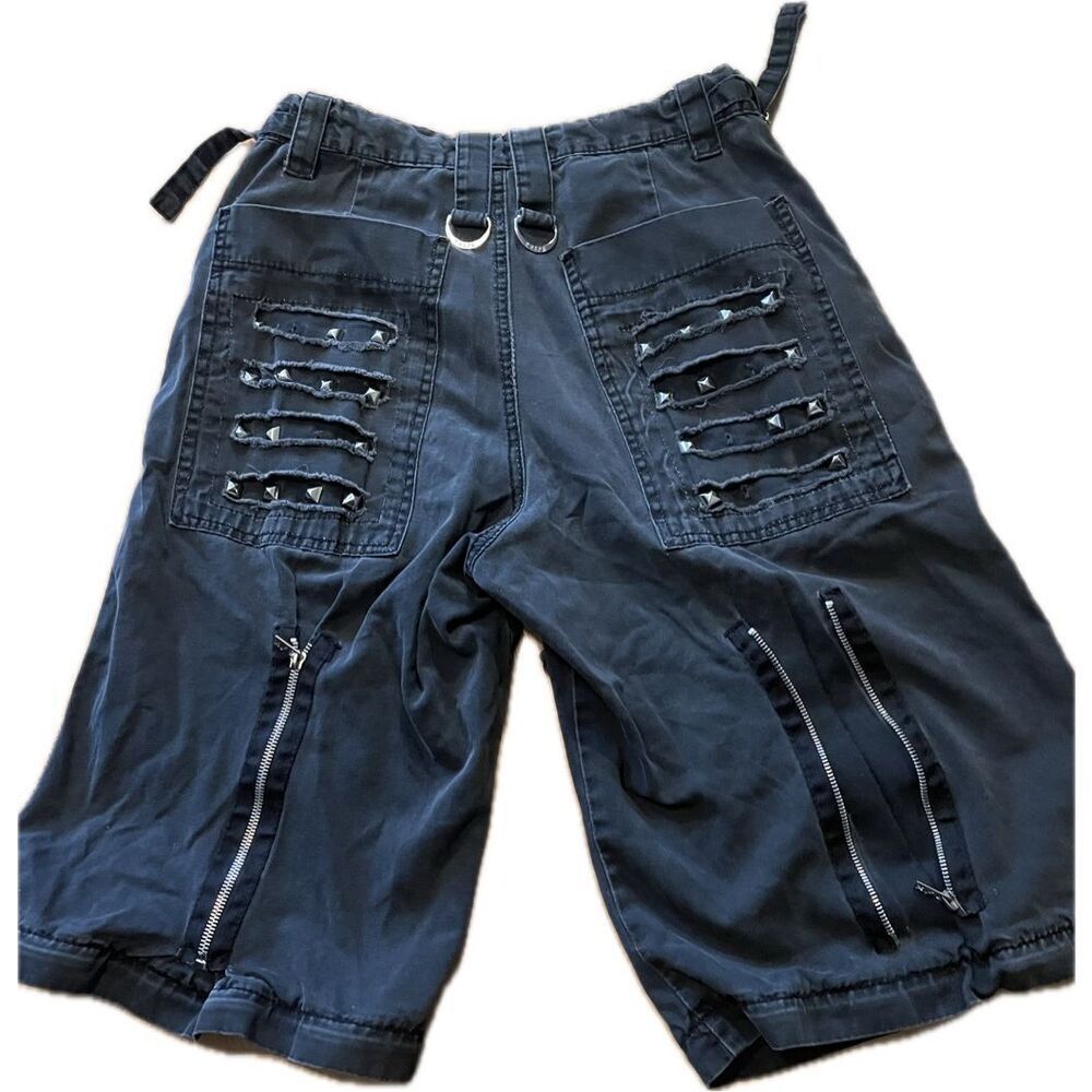Tripp NYC Vintage Baggy Bondage Shorts Goth Unisex Size Small - Picture 6 of 15